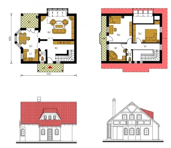 Abant Hafif Çelik Villa - Görsel 1