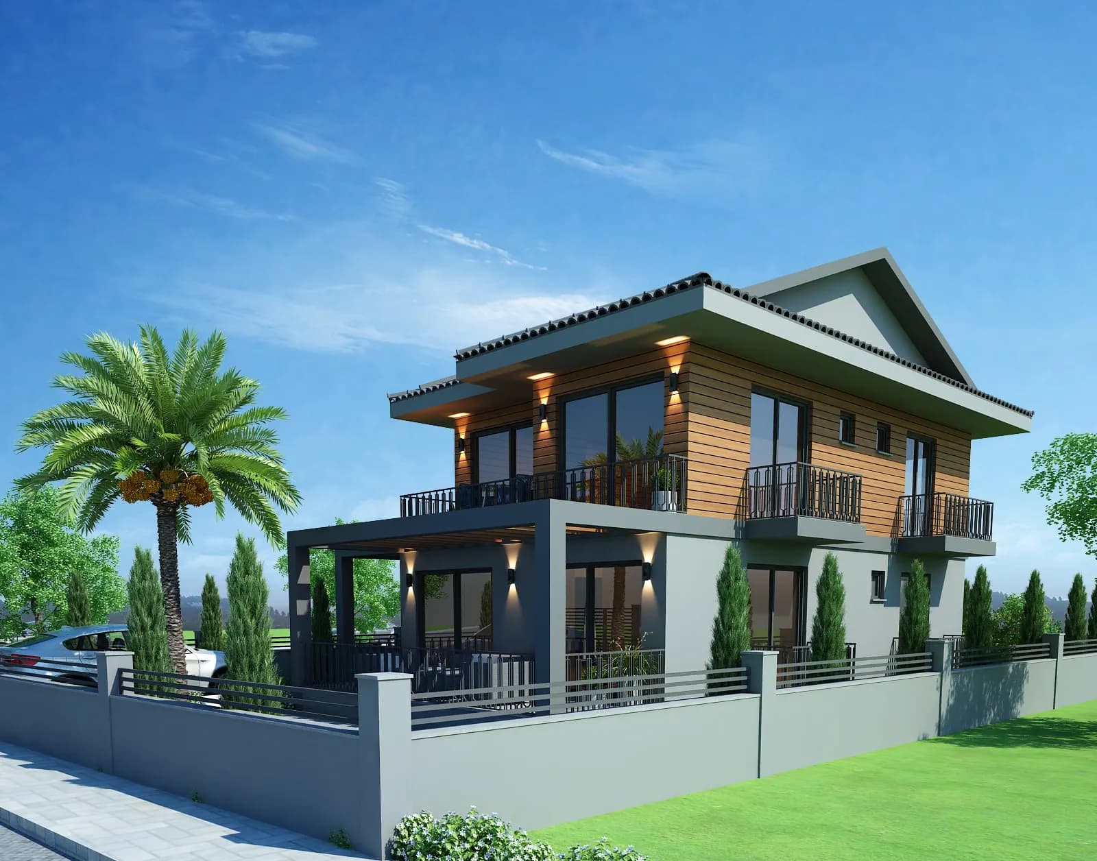 Üzümlü Hafif Çelik Villa - Görsel 1